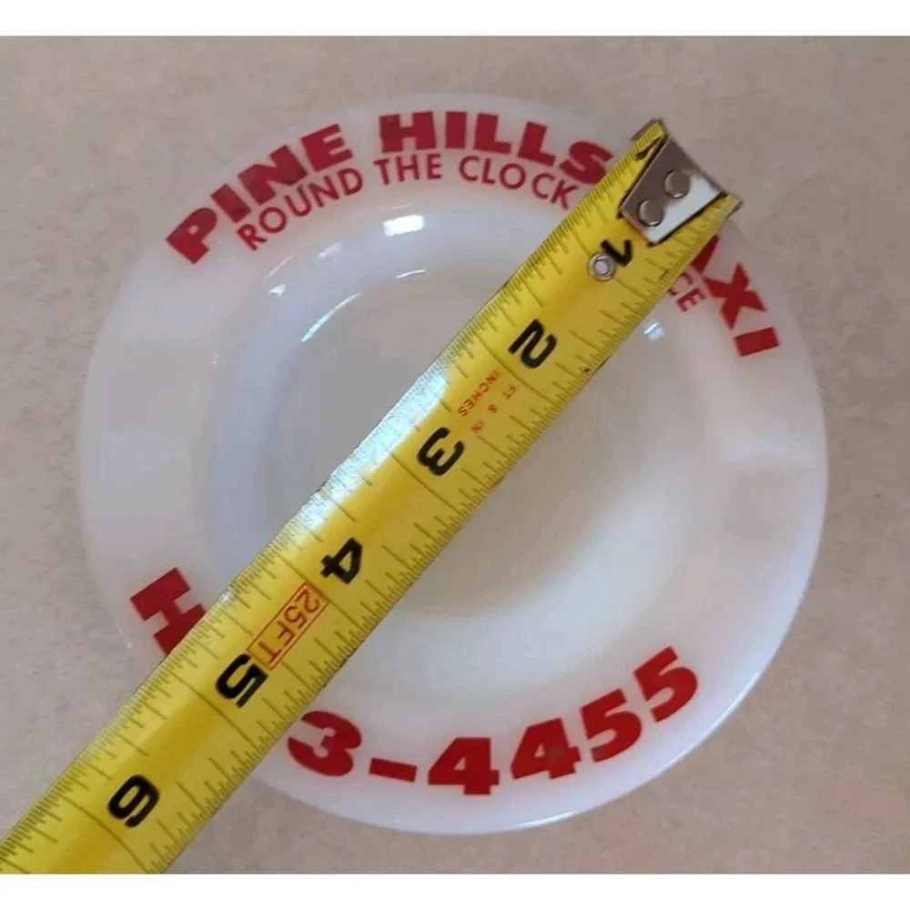 Vintage Pine Hills Taxi - Round The Clock Service HO 3-4455 ADVERTISING ASHTRAY